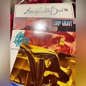Lot of 3 vinyl records: Eddie Money/Eddy Grant/Average White Band 80s/70s